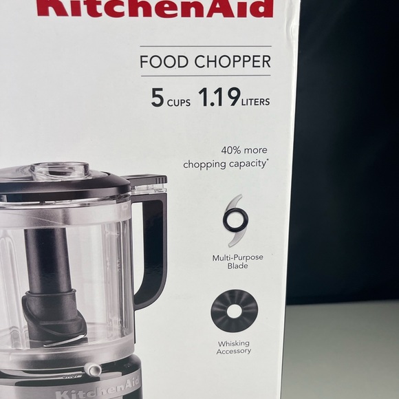 KitchenAid 5 Cup Food Chopper- Onyx Black- Model KFC0516OB- New - Picture 2 of 11